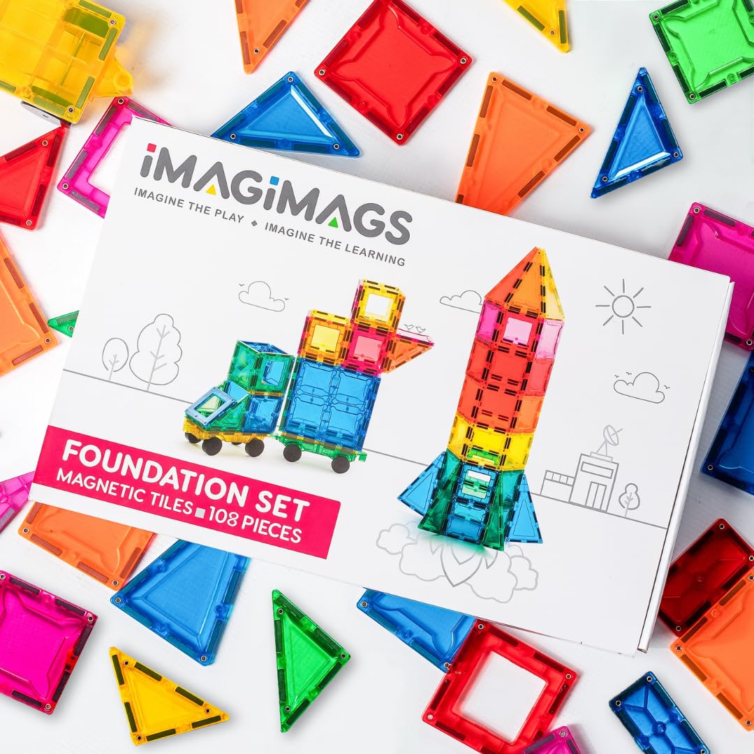 IMAGIMAGS Magnetic Building Tiles - Image 3