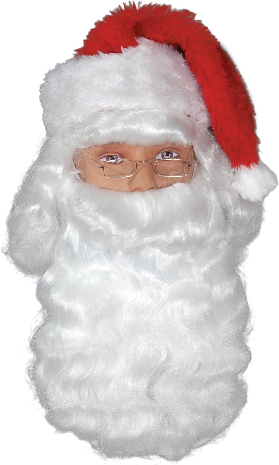 Loftus Perfect Santa Claus Costume Christmas Wig & Beard Set, White, One Size