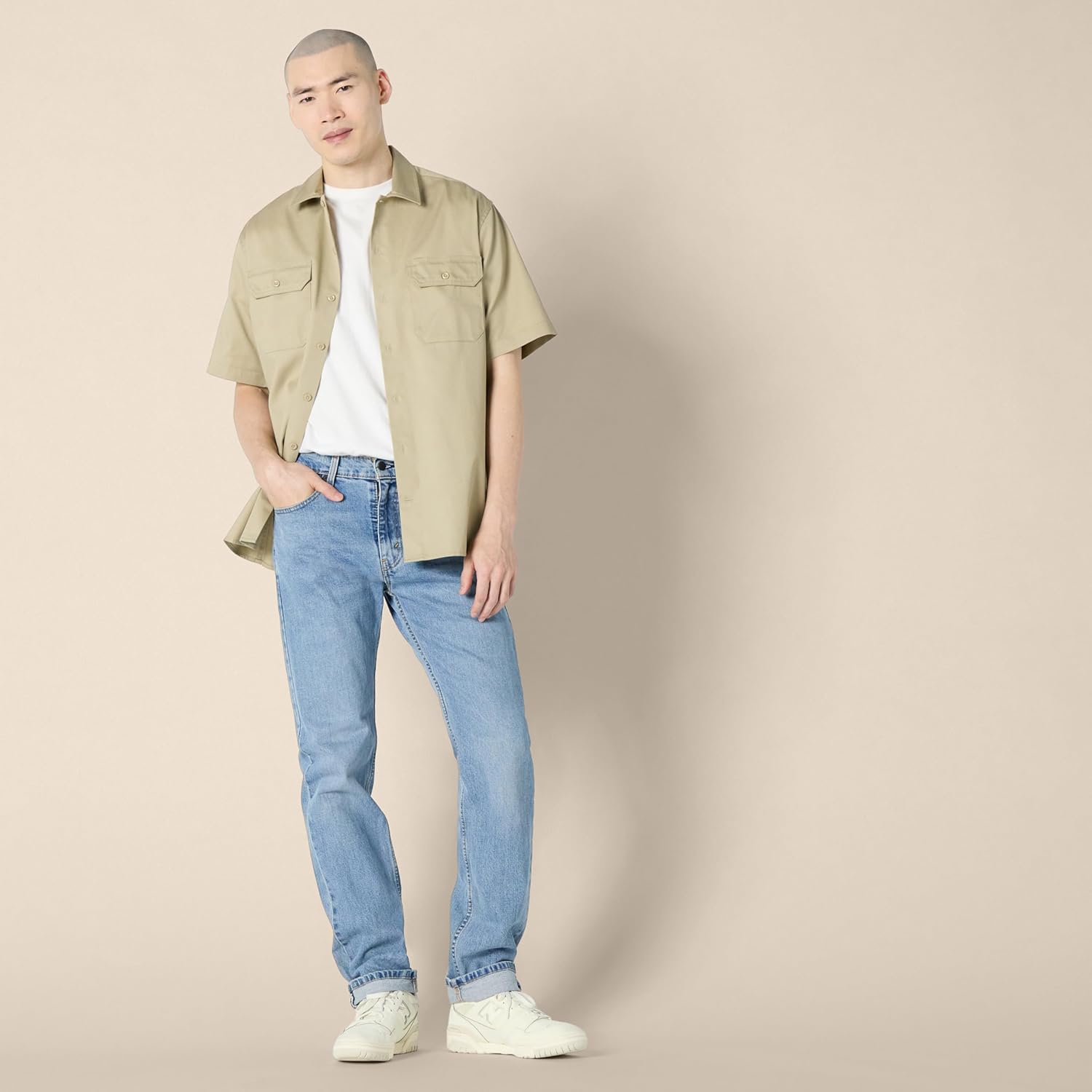 Amazon Essentials Button Up Shirt for Men, Short-Sleeve, Stain and Wrinkle-Resistant - Image 4