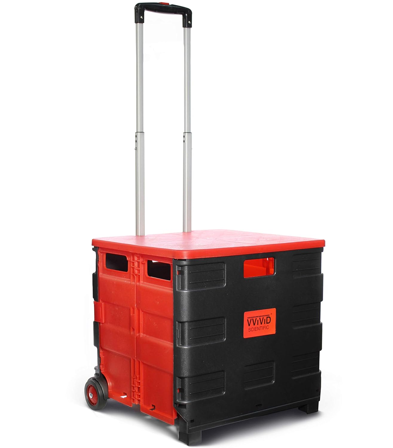 VViViD FLDCRT35KG Large TwoWheeled Folding Plastic Universal Utility