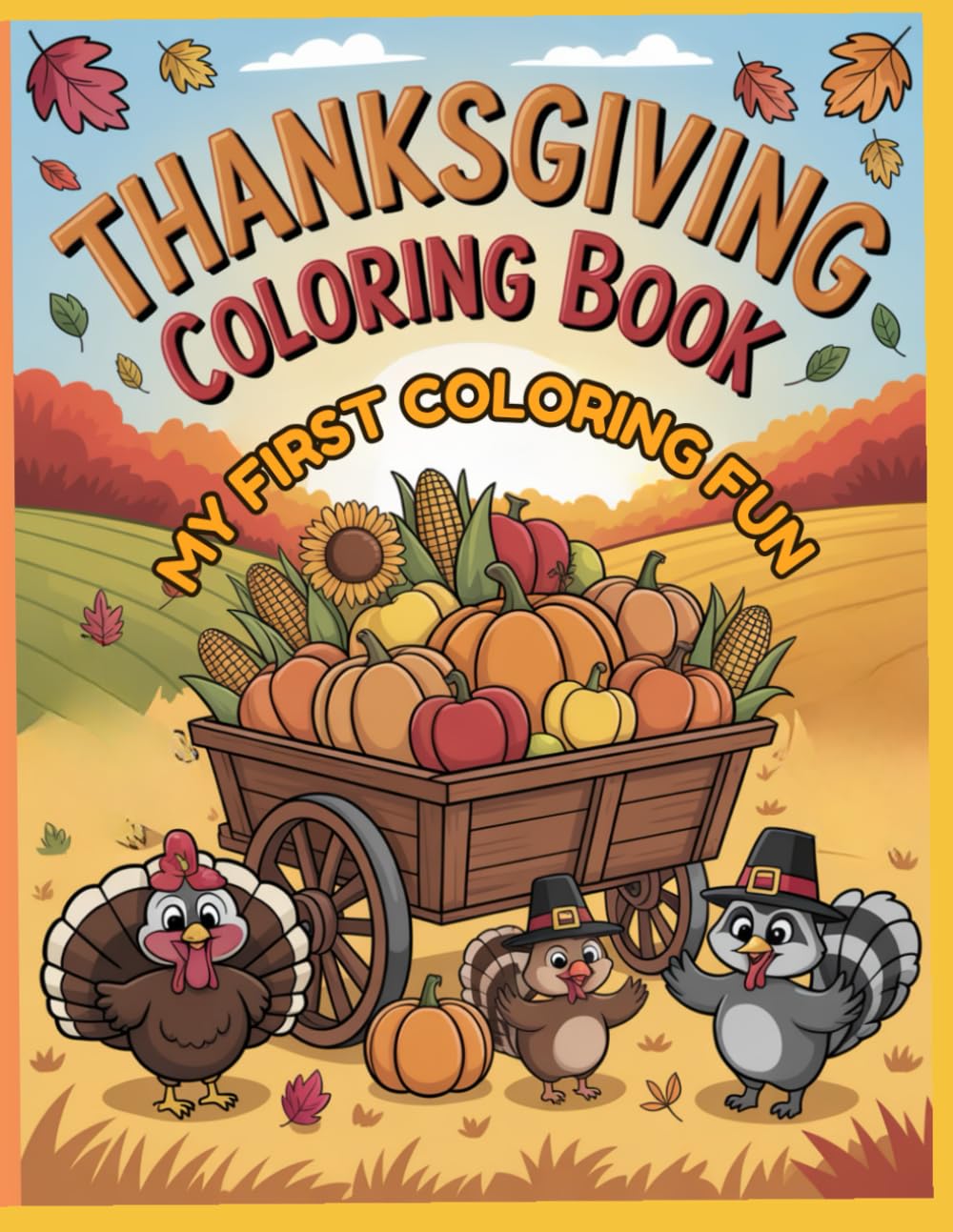 My First Coloring Fun - Thanksgiving Coloring Book
