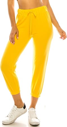 Eevee FT8852 Capri Pants D. Yellow, Large