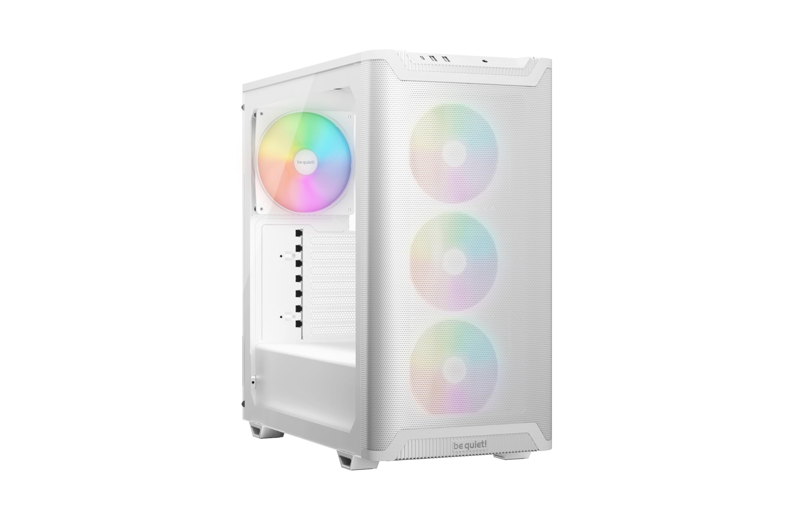 Amazon.co.jp: 静かに! Pure Base 501 LX ホワイト ATX ミディタワー