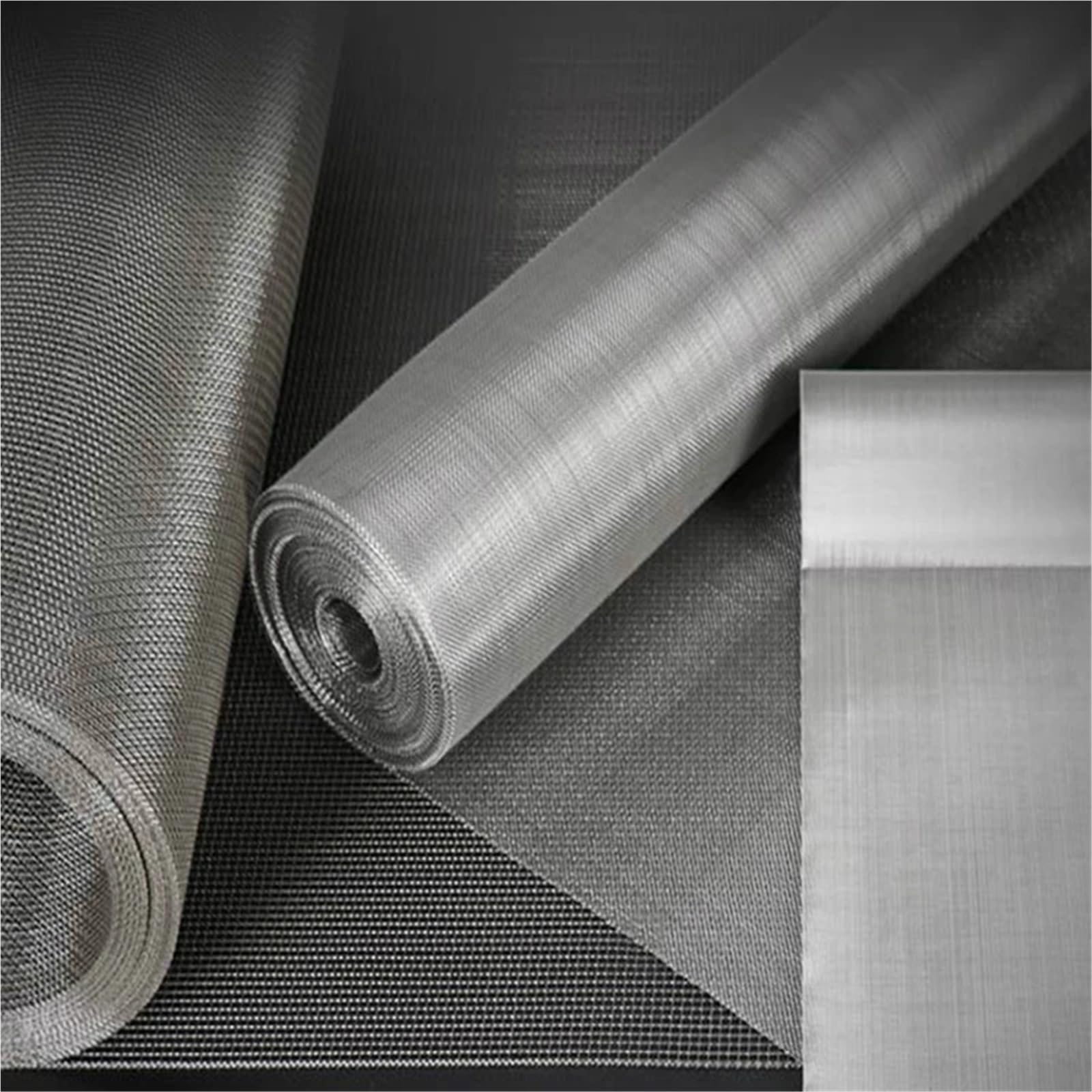 Tamiz para harina, Tamiz de harina 1 pieza 411-500 malla 304 filtro acero inoxidable metálica frontal reparación fijación filtración tejida(100mesh 15x15cm 3pcs)