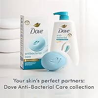 Vista 6 de Dove Jabón de barra de belleza Cuidado antibacteriano 2 unidades para piel limpia e hidratada, elimina bacterias 3.75 oz