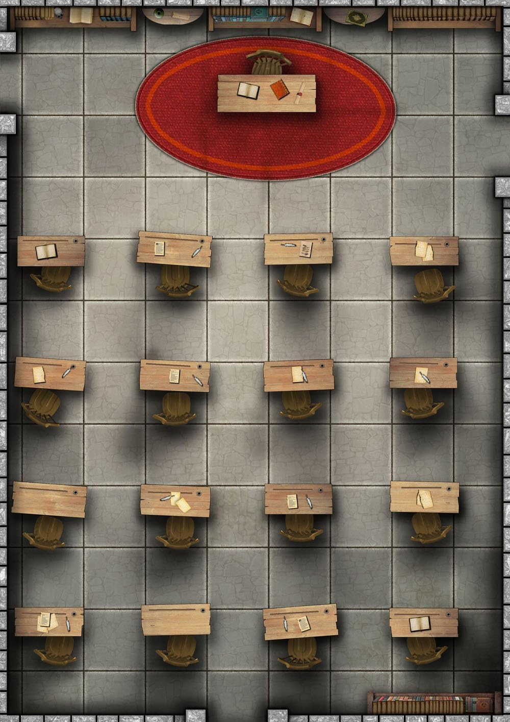 Loke Big Book of Battle Mats Rooms Vaults & Chambers, 2-10 Players image 5