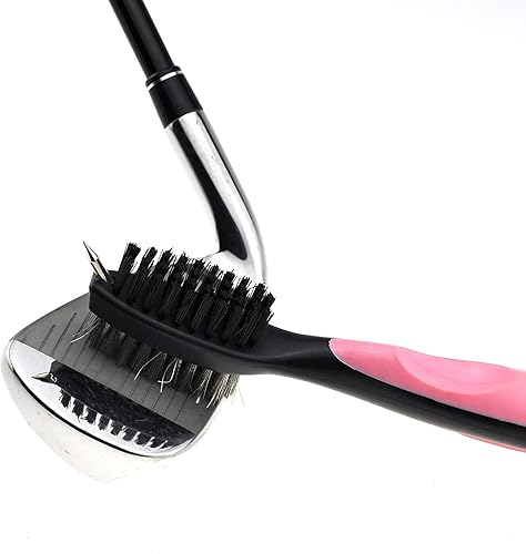 Miniatura 5 de Mile High Life Toalla de golf de microfibra con patrón de gofres Cepillo limpiador de ranuras para club Herramienta plegable con marcador de bola