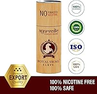 Vista 2 de ROYAL SWAG Clavo de cigarrillo ayurvédico y de hierbas (5 palos) con dosis de 0.7fl oz (dejar de fumar) - Ayuda a dejar de fumar