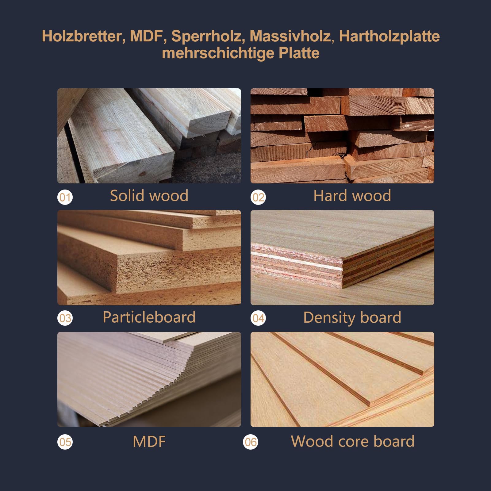 EU_HOZLY 3,175mm Einzellicht Komposit Fräser，1 Fräser UP&DOWN Cut Spirale Router Bit，3.175mm (1/8") Schaft,22mm Schnittlänge, 45mm Gesamtlänge CNC Fräser Bit Holz 10 Stück(3.175 * 22 * 45)