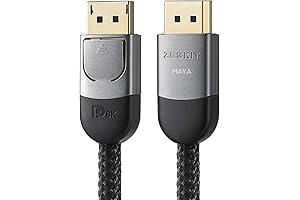 Zeskit Maya 6.5ft DP 1.4 Cable: Elevate Your Visual Experience