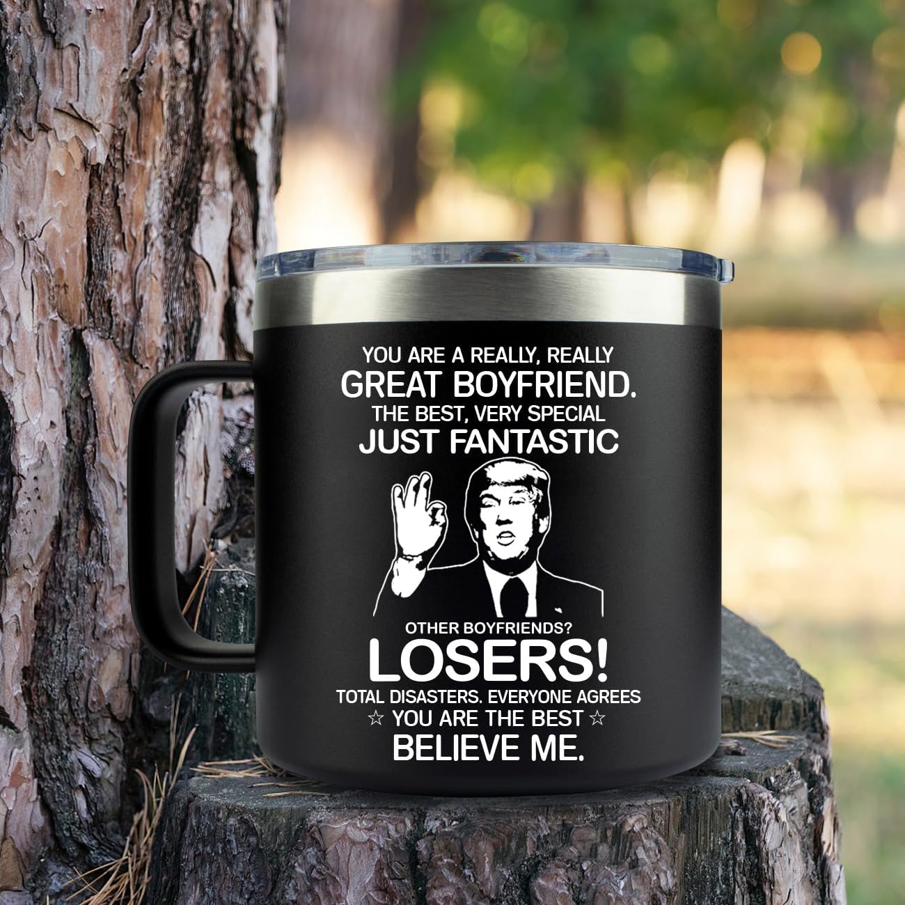 MFGNEH Boyfriend Valentines Day Gifts,Gifts for Boyfriend from Girlfriend,Birthday Gift for Boyfriends,Anniversary Boyfriends Gift,Christmas for Him,14oz Tumbler Coffee Mug - Image 5