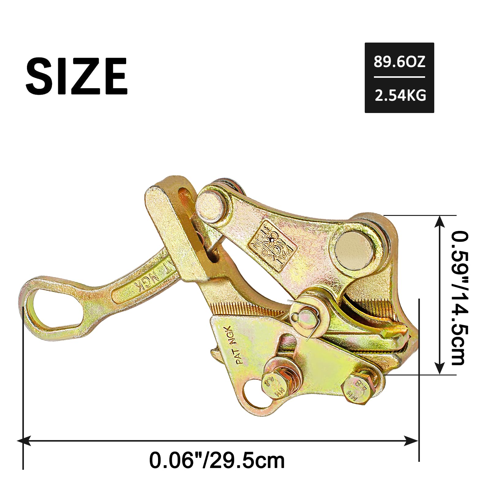 Jet Rope Grip Puller Cable Grip Puller 2204 Lbs 1 Ton Cable Wire Rope Haven  Grip Pulling Jet 3t Grip Puller