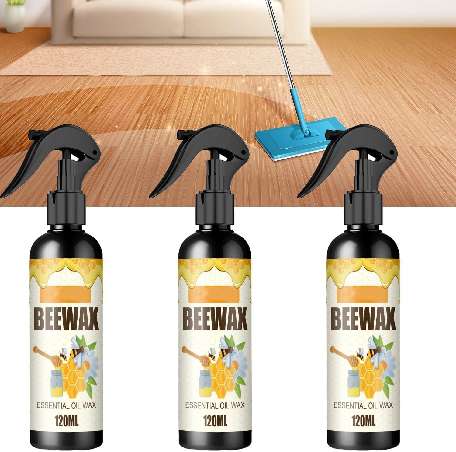 Natural MicroMolecularized Beeswax Spray, Molecularized Beeswax Spray,Beeswax Spray Furniture