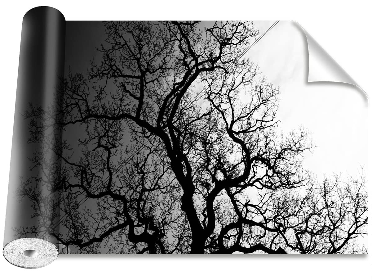 Papier peint arbre moderne Tulup décoration murale camouflage maison 208x146cm