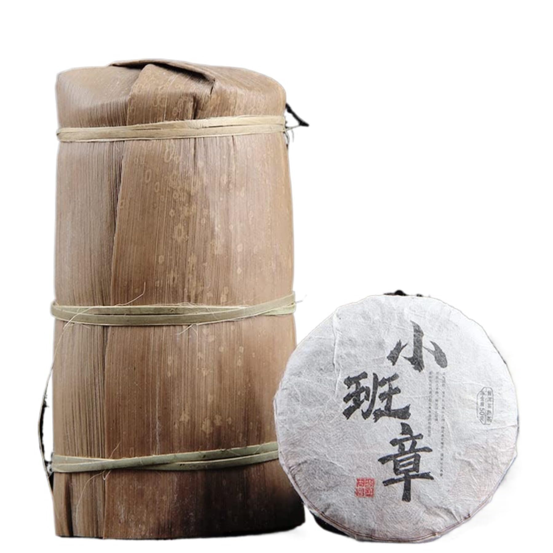 Yunnan Menghai Árbol Milenario Té Maduro 50g Envejecido Fragancia Puerh Té Negro Xiaobangzhang Pu 'er (50G * 10 piezas)