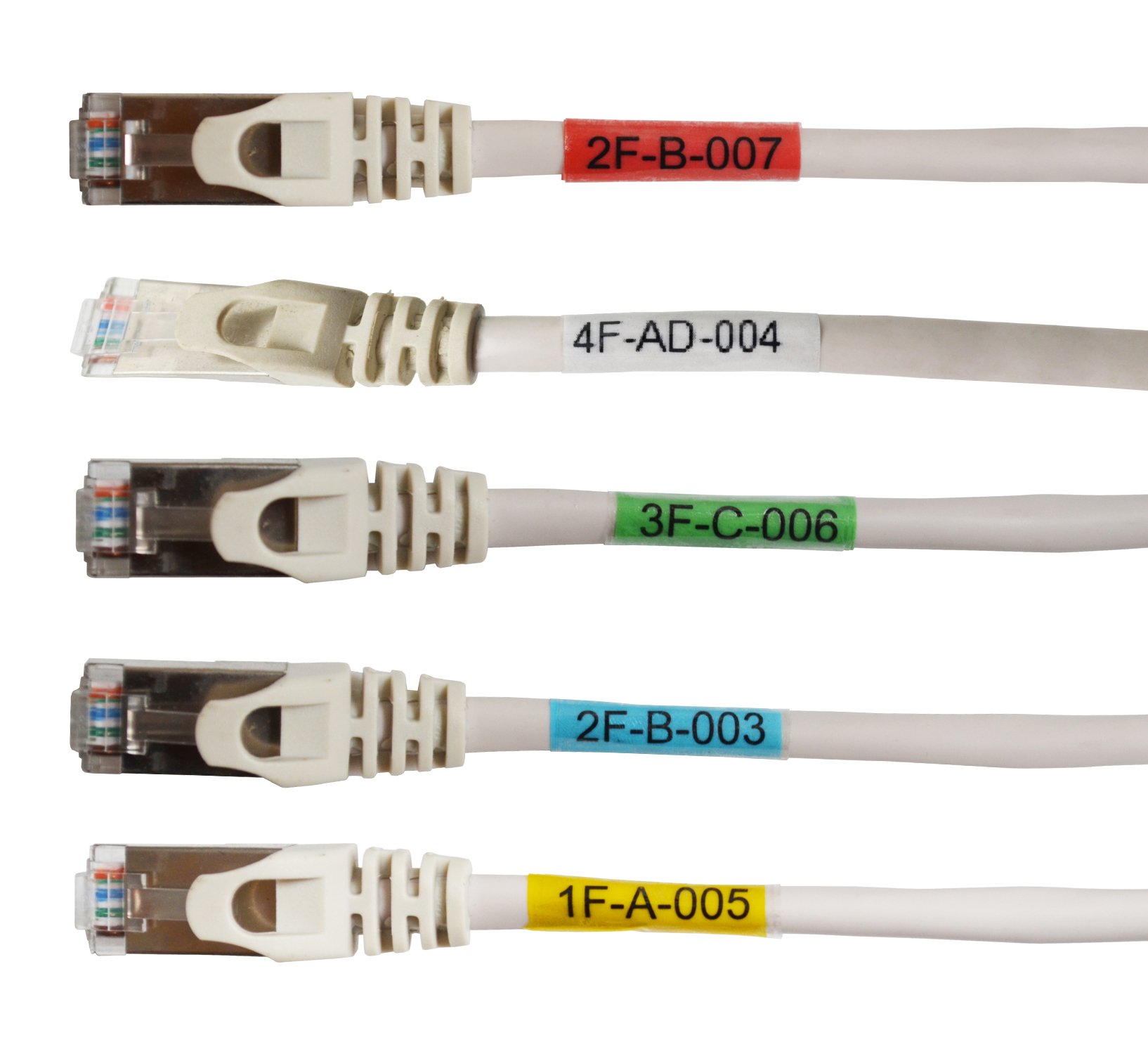 Mr Label Vinyl Self Laminating Printable Cable Labels Weatherproof 