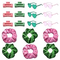 Vista 14 de 4 lazos para el cabello de seda satinada morada para mujeres de gran tamaño, bandas elásticas suaves y gruesas para mujeres y niñas, uso diario