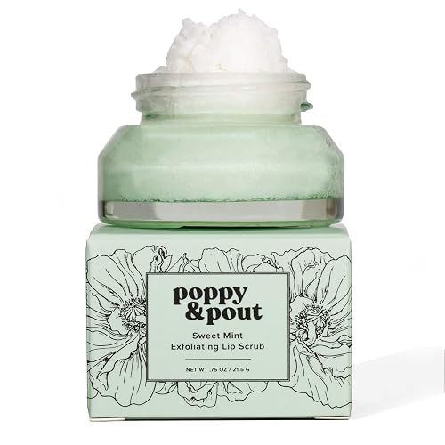 Poppy & Pout Natural Lip Scrub (Sweet Mint)