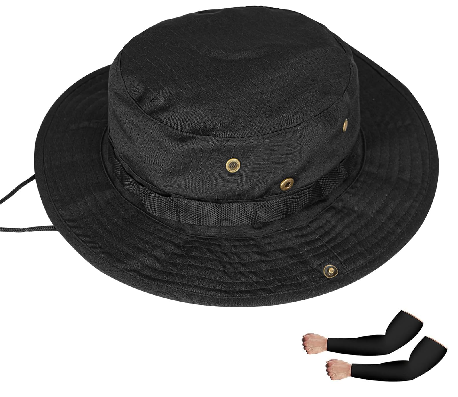 Rosoz Sun Hats for Men Women Bucket Hat UPF Protection Wide Brim Boonie Hat