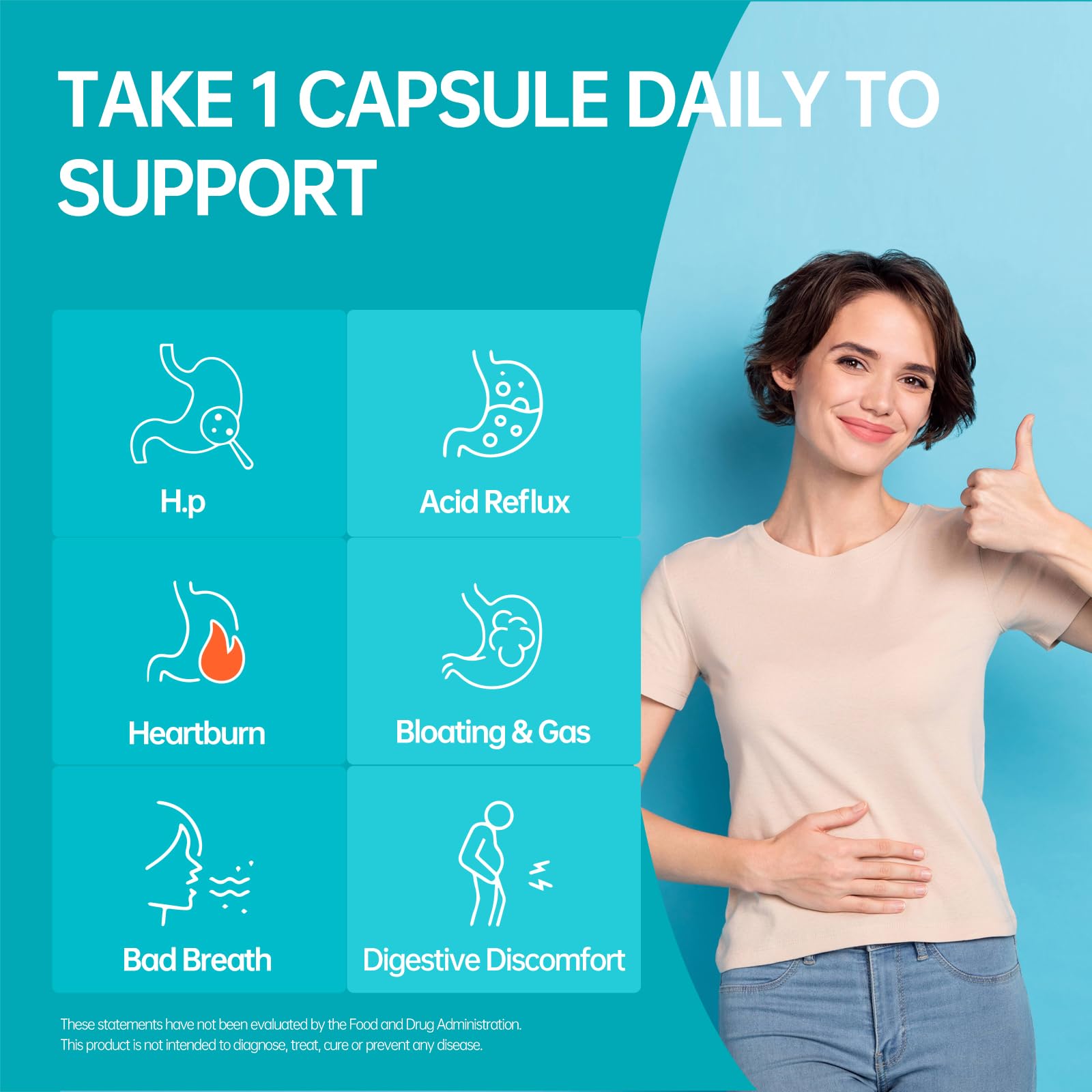 5-in-1 High Potency H. Pylori Probiotic, 1 Per Day - Supports Gastric Lining Integrity, Occasional Indigestion, Acid Comfort - Pylopass Lactobacillus Reuteri, Gluten Free, Vegan, 30ct, Made in Germany — Amazon image 9