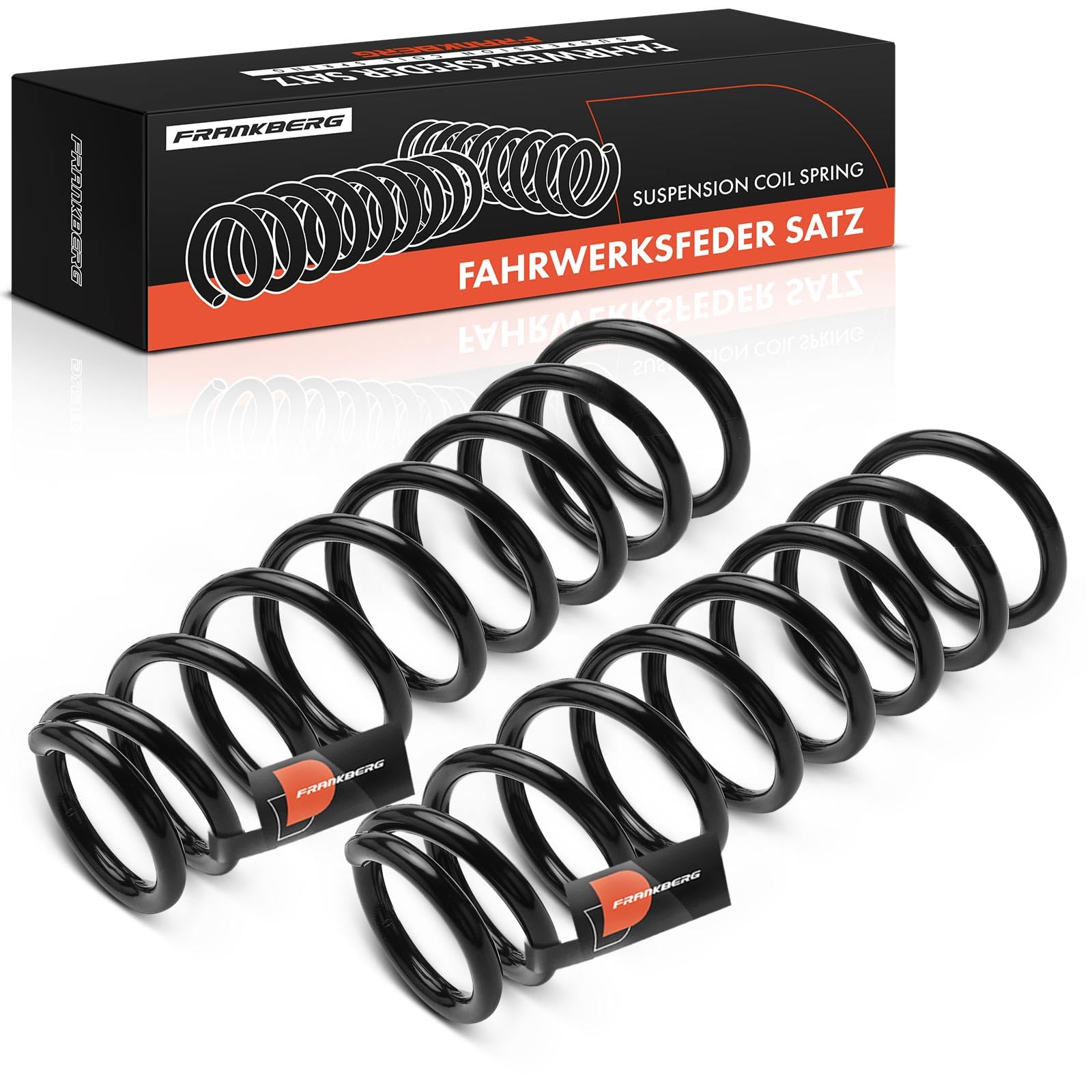 Frankberg 2x Muelles de Suspensión Eje trasero Compatible con Grand Vitara I FT HT 1998-2005 Replace# 4288908