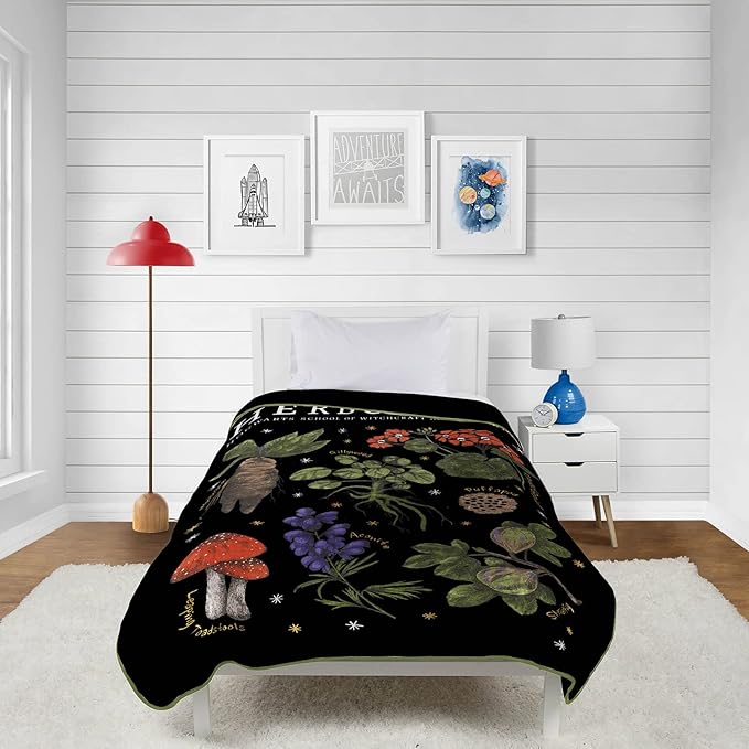 Jay Franco Harry Potter Herbology Blanket Measures 60 x
