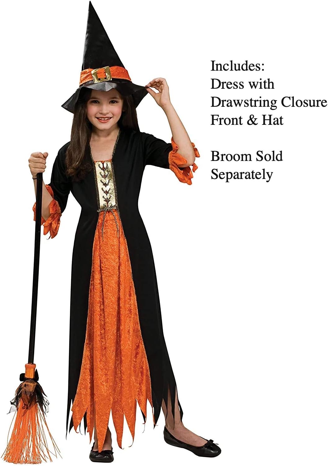 Kids gothic witch costume Clearance