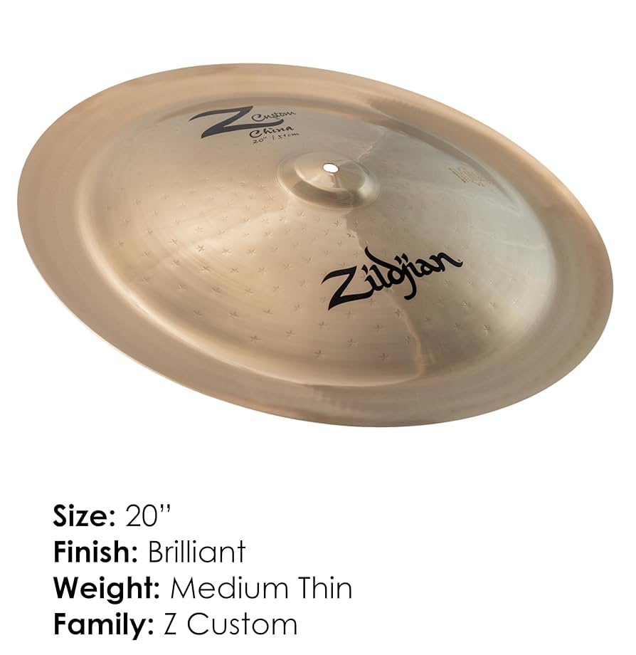 zildjian 漢家兜CHINAHIGH　20インチ　割れ止め加工済み zildjian 漢家兜CHINAHIGH 20インチ 割れ止め加工済み zildjian