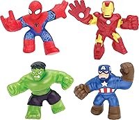 Vista 6 de Heroes of Goo Jit Zu Paquete de héroe Marvel con licencia - Iron Man, multicolor (41056)