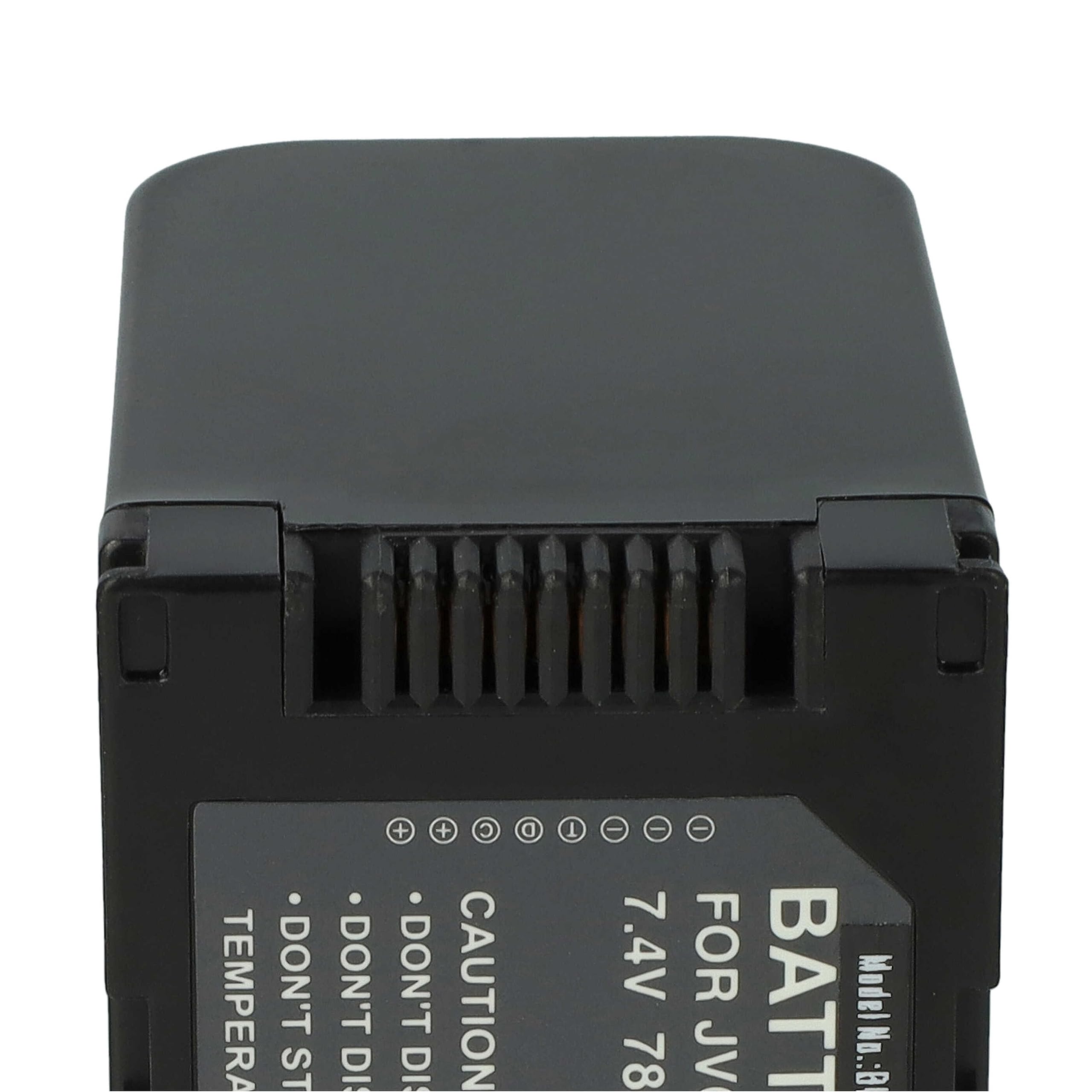 vhbw Batería Compatible con JVC GY-HC550, GY-HC500U, GY-HC550E, GY-HC500, GY-HC500SPC, GY-HC500E cámara de vídeo (7800 mAh, 7,4 V, Li-Ion)