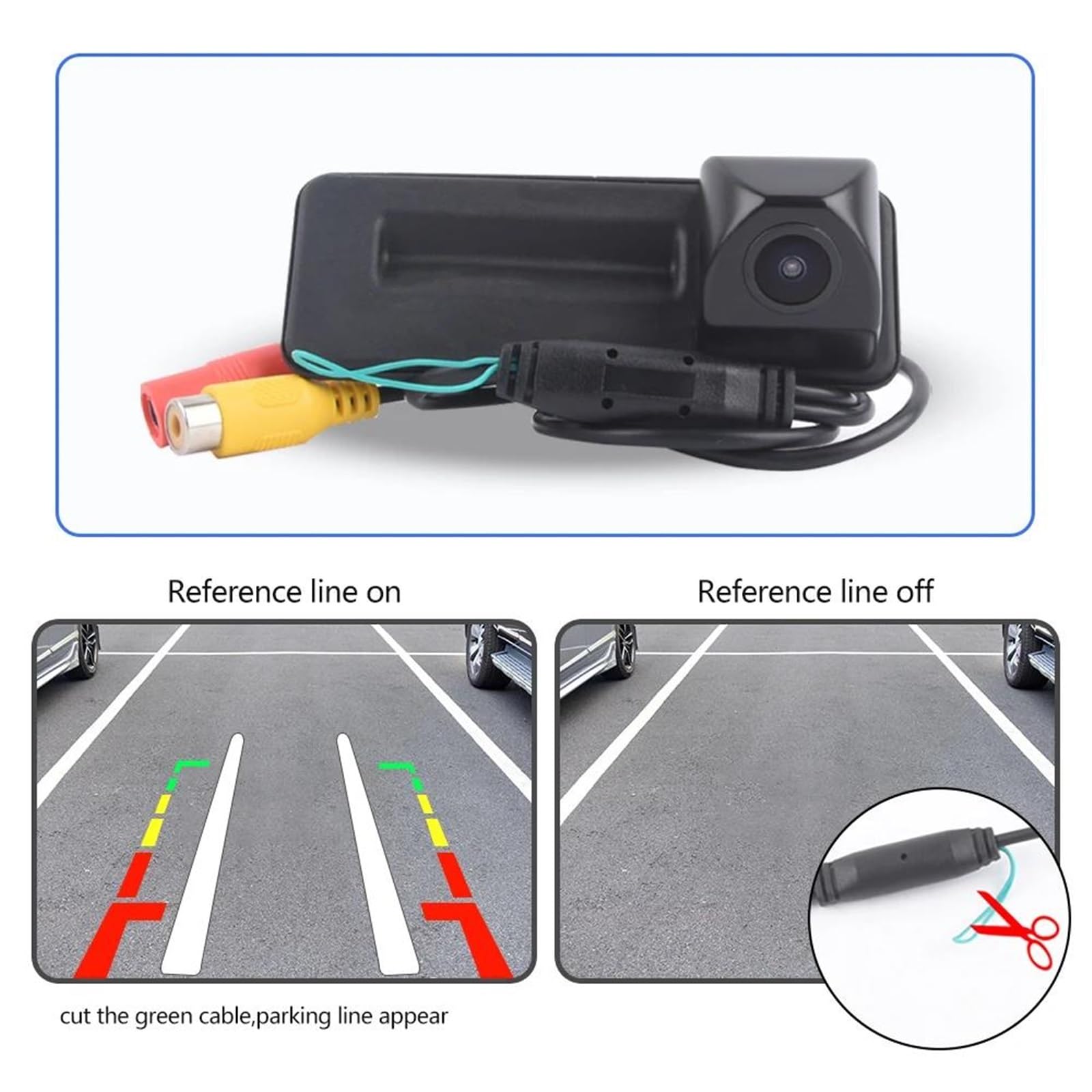 Telecamera Backup Stereo Senza Fili Per Skoda Per Roomster Per Fabia Per Octavia Per Yeti Per Superb Per A1 A3 A4