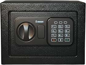 Cofre Eletrônico MTDP-17EA com Senha Digital Programável e Chave de Emergência em Aço