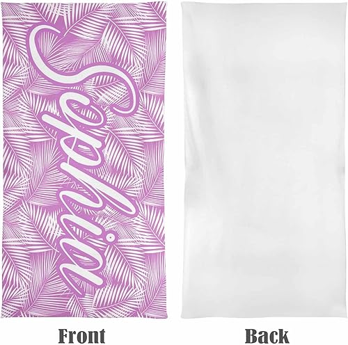 Miniatura 2 de M YESCUSTOM Toallas de baño personalizadas de secado rápido para playa, piscina, gimnasio, toalla de vacaciones de viaje personalizada con tu