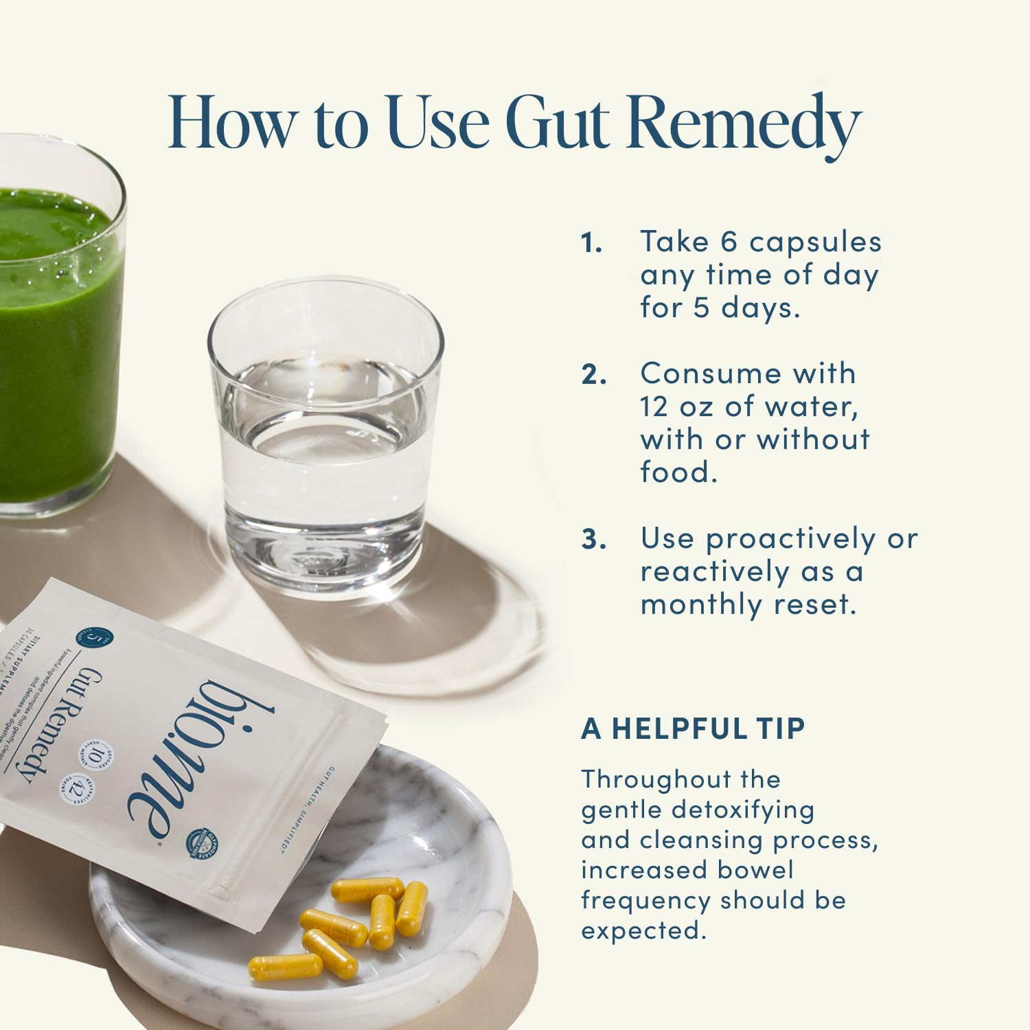 Bio.me Gut Remedy Capsules - 5 Day Cleanse, 30 Capsules — Amazon image 5