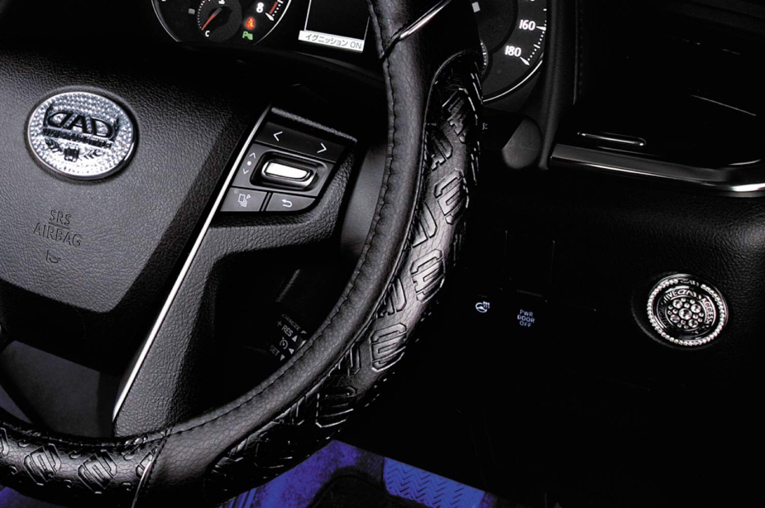 Amazon | ギャルソンDAD ハンドルカバー ステアリングカバー