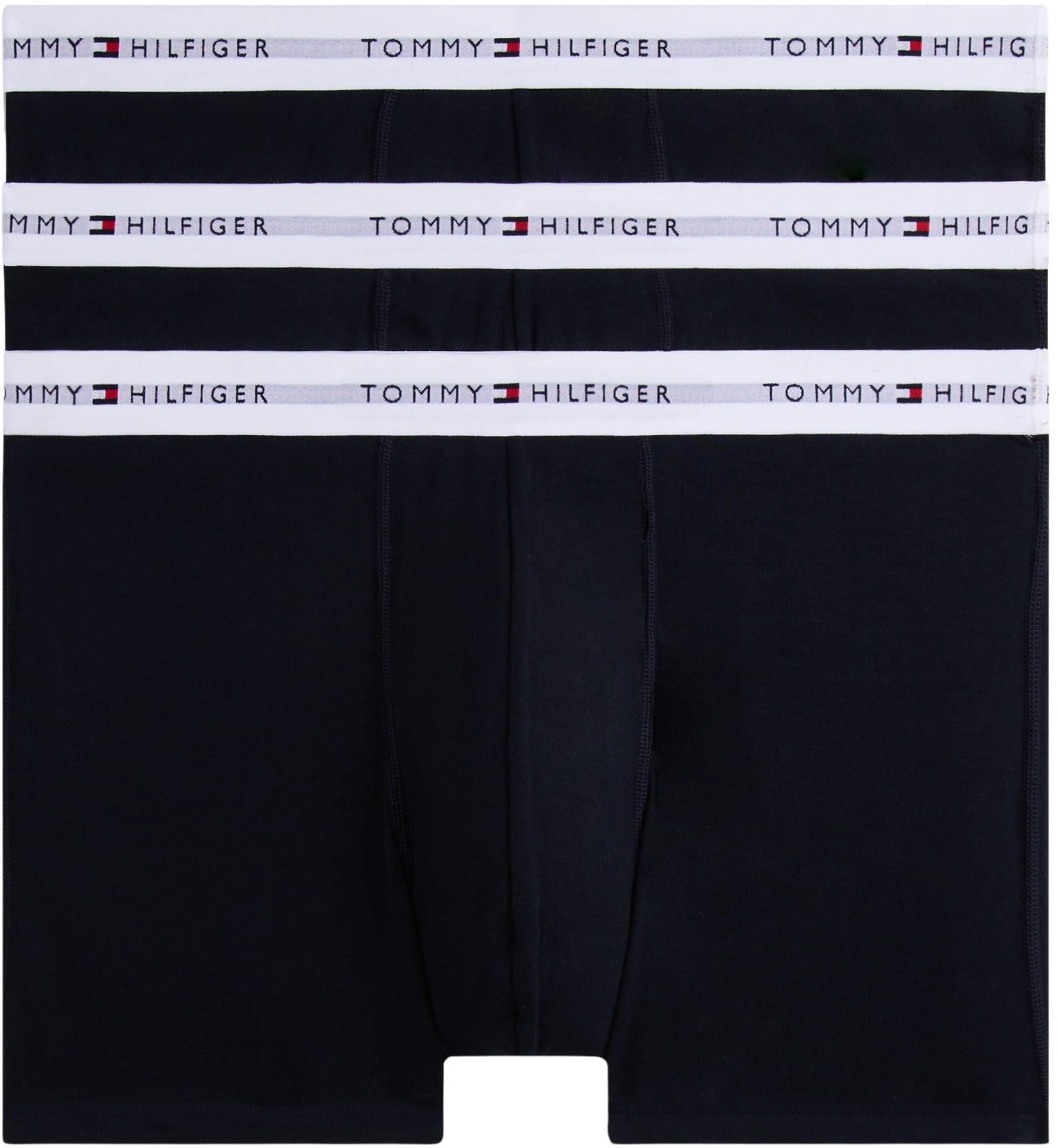 Tommy Hilfiger Herren 3er Pack Boxershorts Trunks mit Stretch