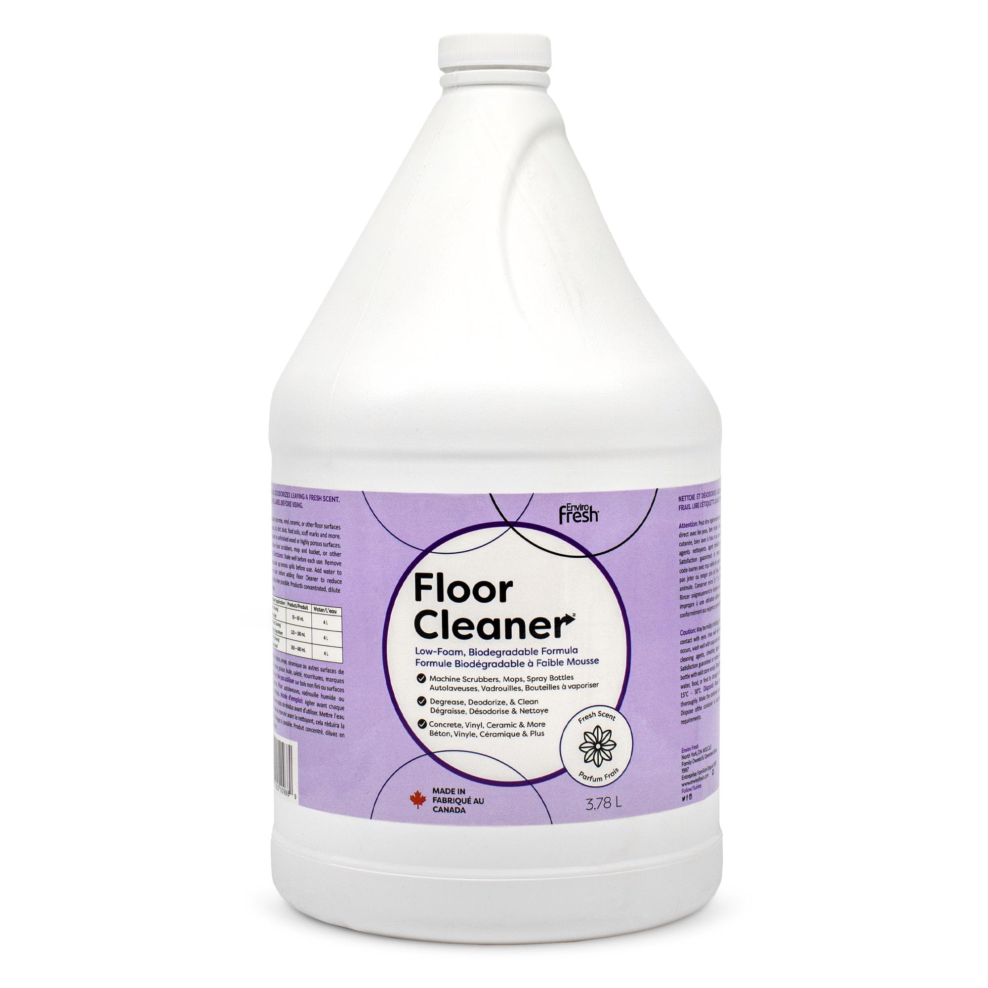 EnviroFresh Floor Cleaner Disinfectant Deodorizer, 99.99
