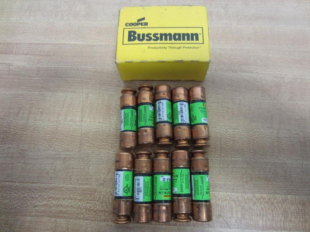 Bussmann FRN-R-30 bezpiecznik Fusetron FRNR30 energooszczędny (opakowanie 10 szt.)