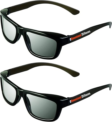 Miniatura 3 de 2d anteojos 2PackTurns películas en 3d de espalda en 2dEdimensional 2pares para Sony, LG, Vizio TV de y con todos los demás 3d pasivo televisores