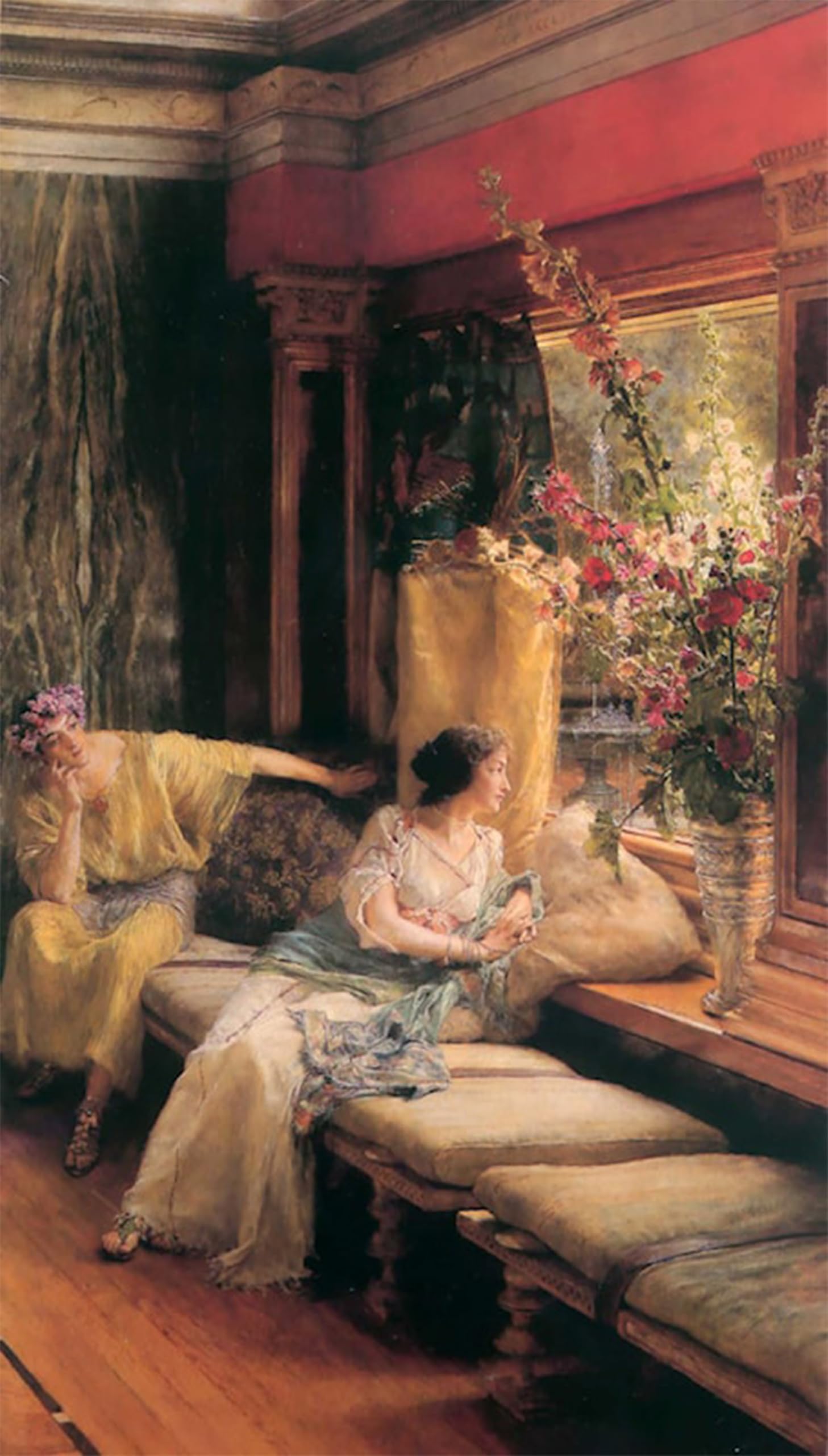 POSTERIIk Famous Animal Posters Vintage Picture Vain Courtship by Lawrence Alma-tadema Modern Wall Decor for Home Decor 60x90cm