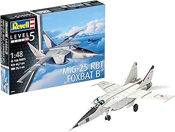 Amazon | ドイツレベル 1/48 ソビエト空軍 ミグ MiG-25 RBT