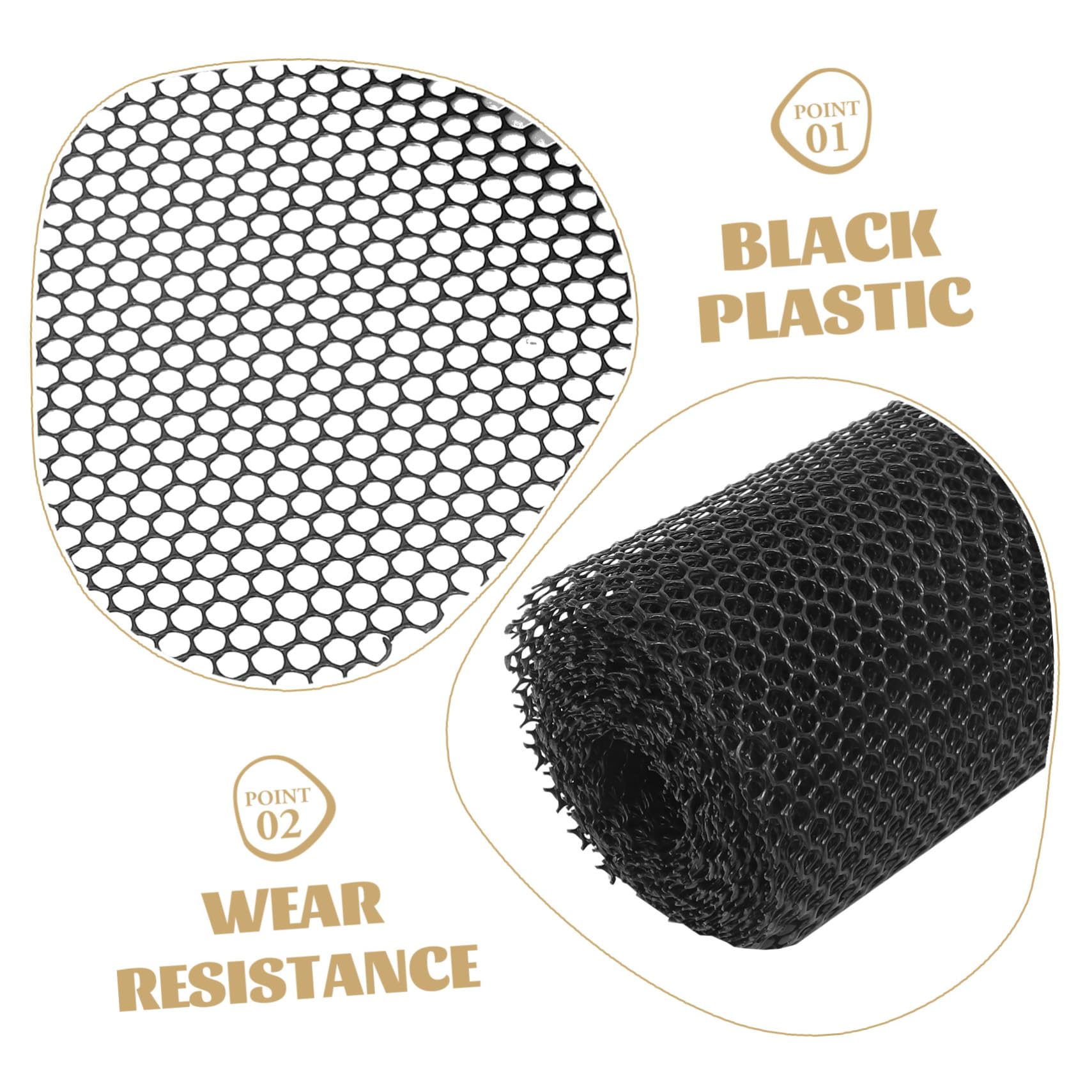 ifundom Recinzione in Rete Per Pollame Da Giardino Rete in Plastica Per Recinzioni Da Giardino Flessibile e Resistente Per Creare Forme Curve o Installazioni in Serie Proteggendo Erba Bord