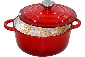 Versatile 2 Quart Cast Iron Dutch Oven - Your Kitchen Companion for Culinary Delights