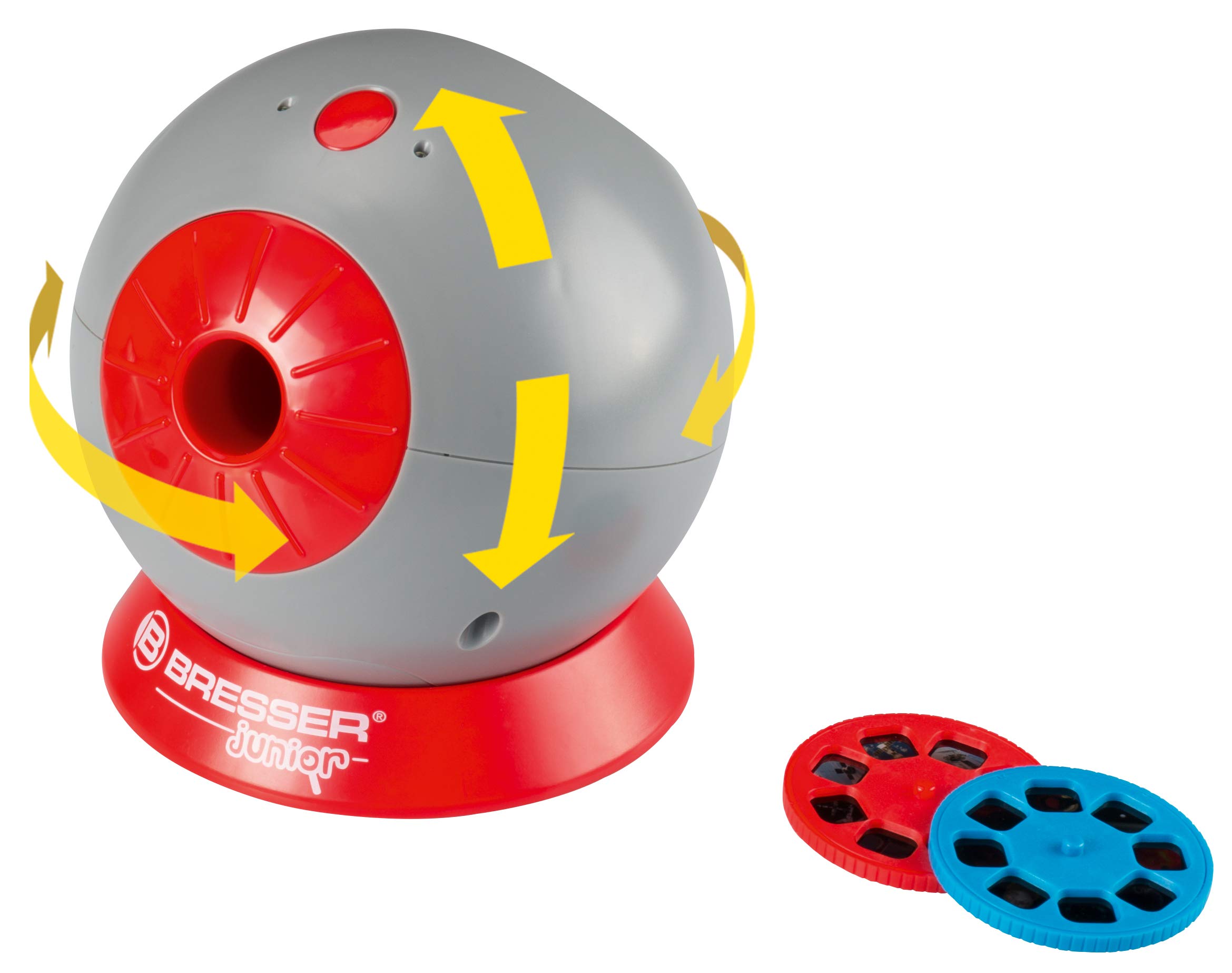 Bresser 8847300 Junior Science projektor Maxi dla dzieci z 24 obrazami astronomicznymi do projekcji na ścianie