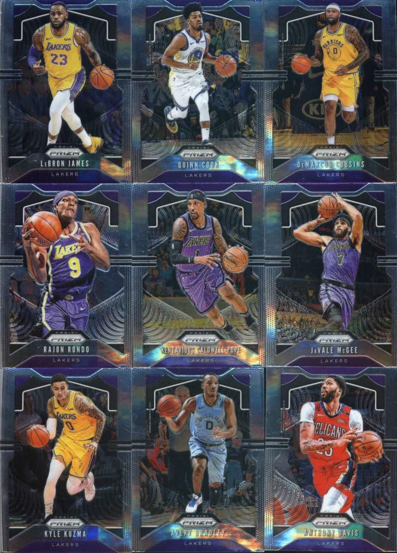 Suреr Chеар 🛒 2019-20 Panini Prizm Basketball Los Angeles Lakers Veteran Team Set of 15 Cards: Kobe Bryant(#8), Shaquille O'Neal(#11), Wilt Chamberlain(#18), Kareem Abdul-Jabbar(#20), Magic Johnson(#25), Danny Green(#60), DeMarcus Cousins(#103), Quinn Cook(#105), LeBron James(#129), Kyle Kuzma(#130), Avery Bradley(#137), Anthony Davis(#222), Rajon Rondo(#223), Kentavious Caldwell-Pope(#224), JaVale McGee(#225)