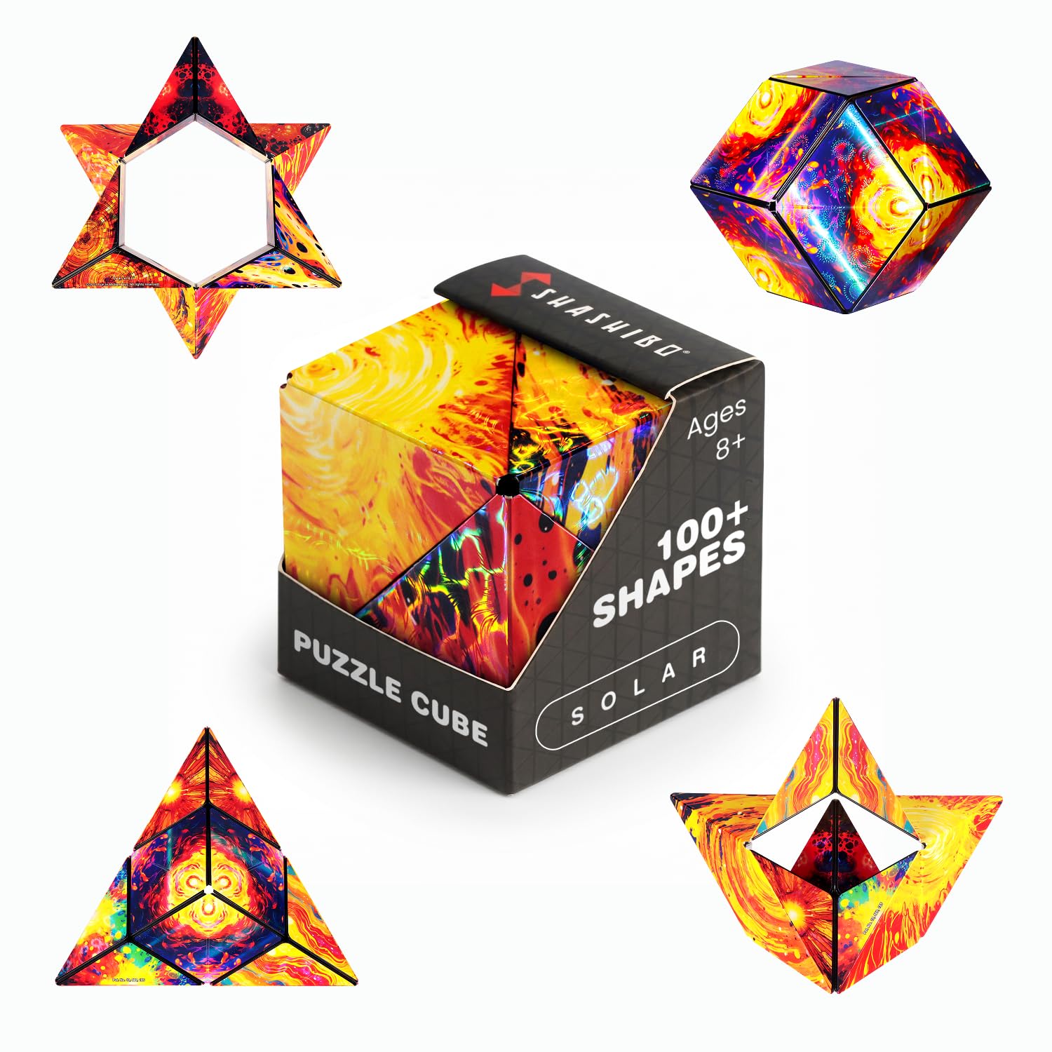 Shashibo DODECA Magnetic Puzzle Cube, Stress Relief Fidget Toy