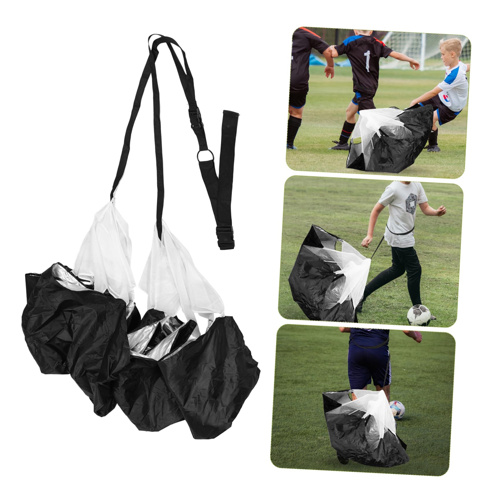 BESPORTBLE Forniture per Allenamento di Calcio Trascinare Paracadute Allenamento di Resistenza alla velocità Ombrelli Allenamento di velocità Paracadute da Calcio velocità Scivolo Paracadute