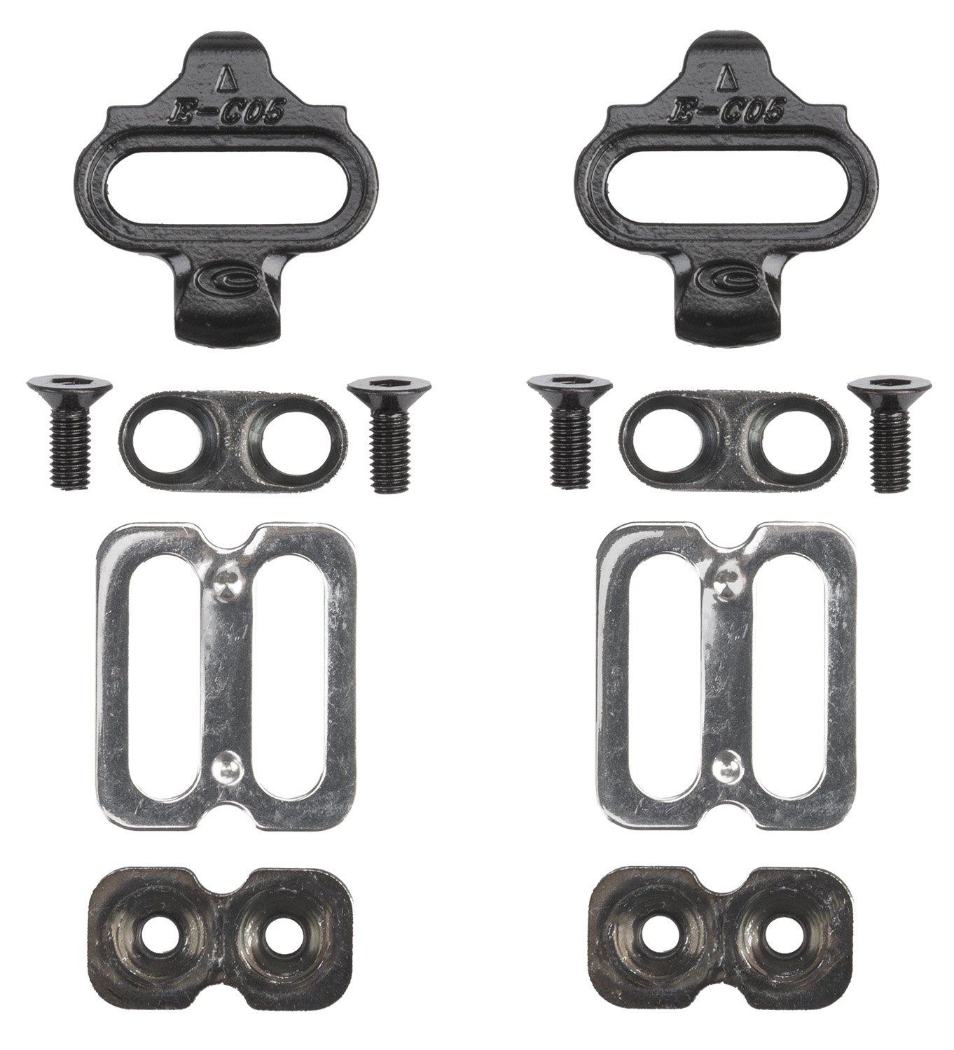 Messingschlager EXUSTAR E-C05F SPD Compatible Pedal NOTCHES