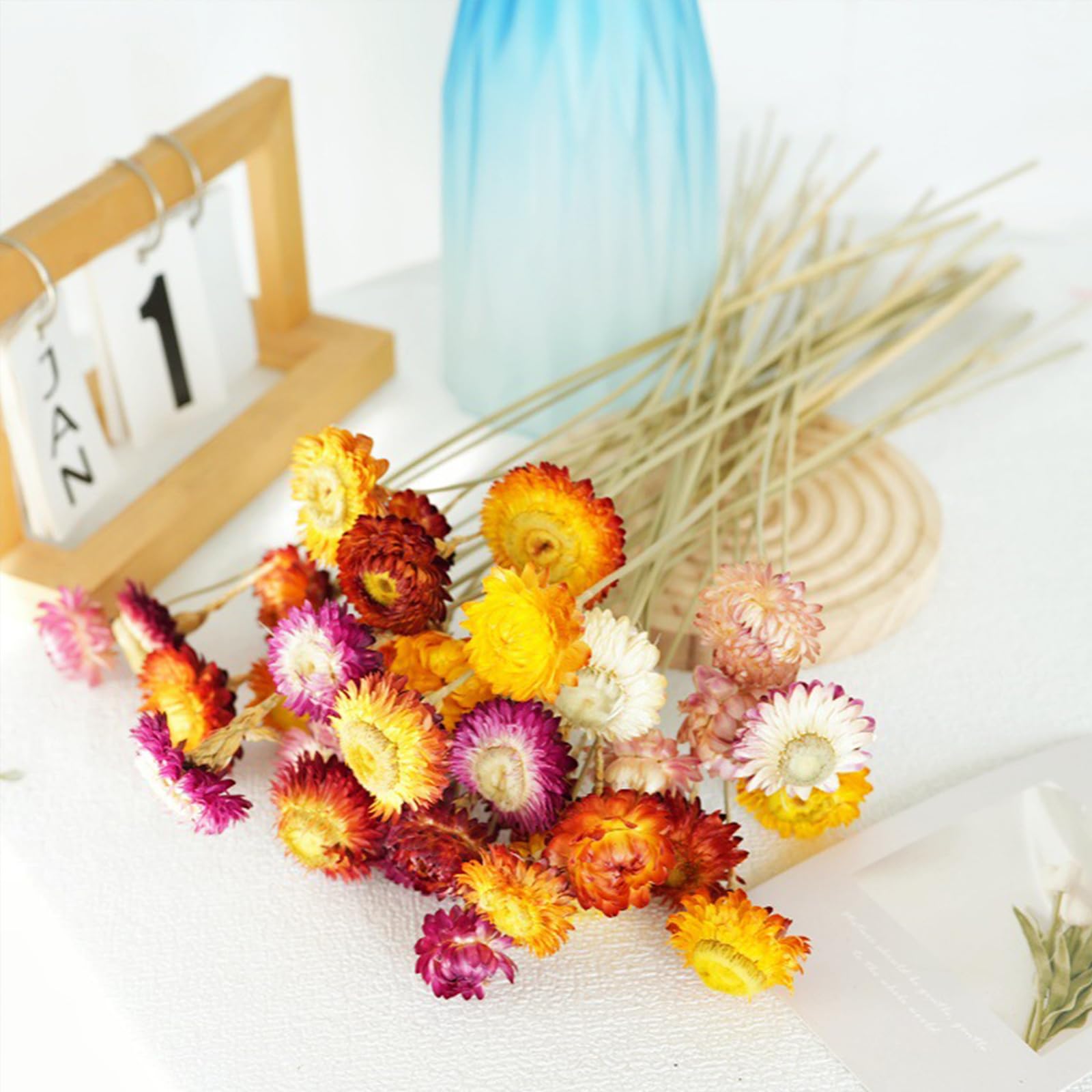 20 Sztuk Naturalne Suszone Kwiaty Preservativas, Suszone Kwiaty Dekoracyjne Chrysanthemum, Ręcznie Robione Kwiaty W Mieszanych Kolorach Do Dekoracji Bukietów DIY Aranżacje Kwiatowe Na Ślub I