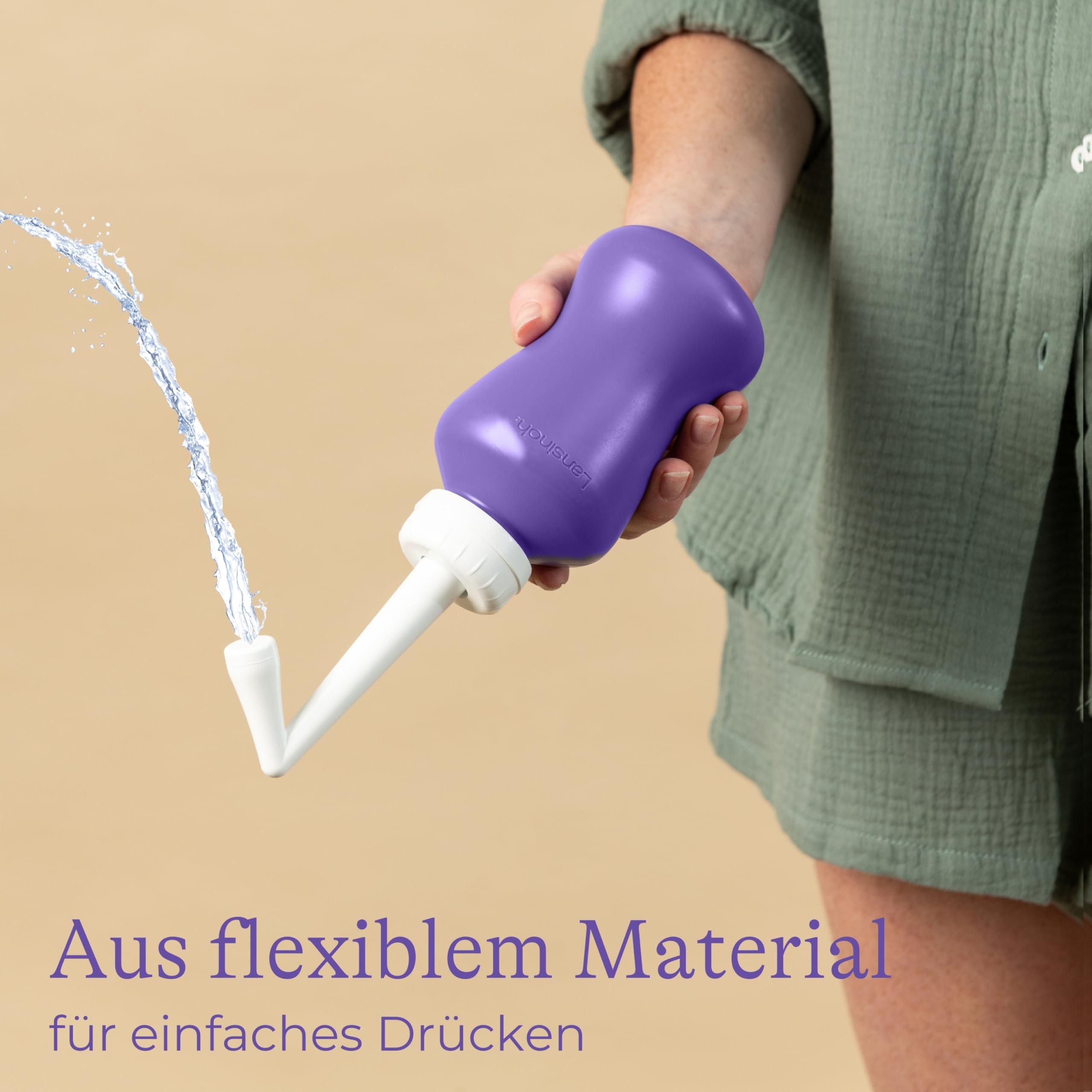 Lansinoh Wochenbett Set - BIO Regenerationsspray, Intim-Dusche & Wochenbett-Kompresse